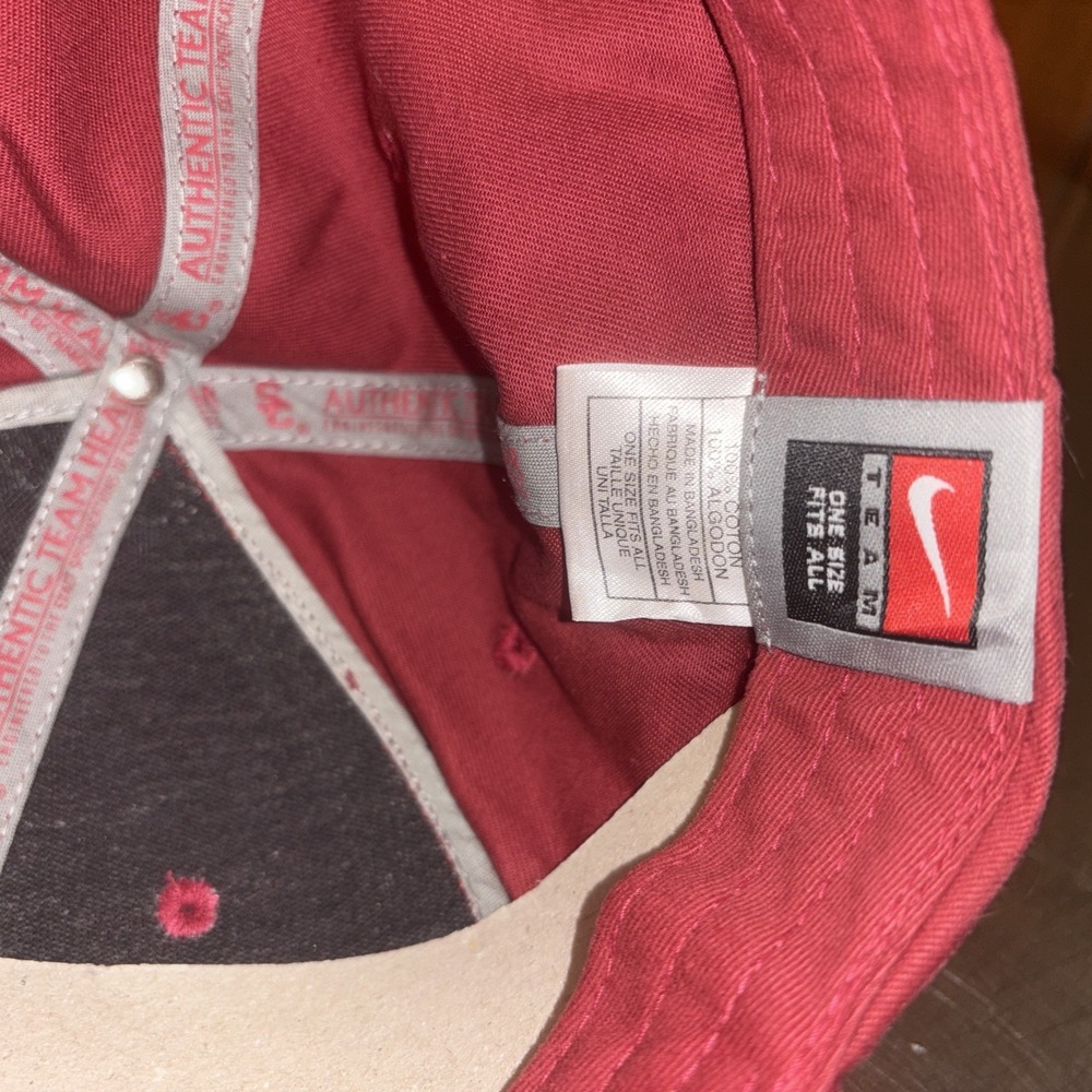 NEW USC Trojans Y2K‎ Nike Team Dad Hat Strapback Cap Red Gold Football Swoosh - Picture 5 of 6